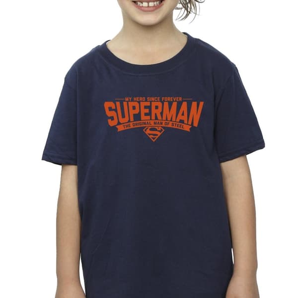 DC Comics Girls Superman Hero Dad Cotton T-Shirt