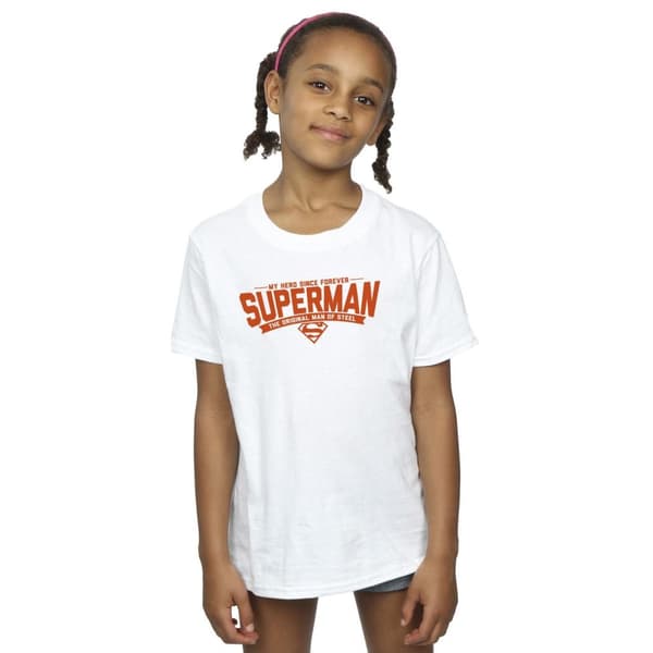 DC Comics Girls Superman Hero Dad Cotton T-Shirt