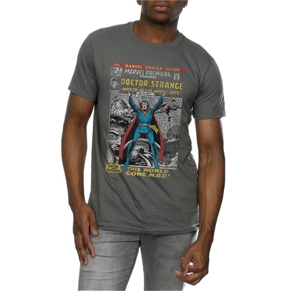 Marvel Mens Doctor Strange Comic Cover T-Shirt