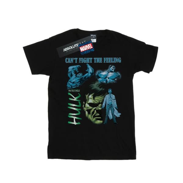 Marvel Mens Hulk Homage T-Shirt Black M