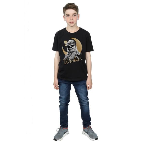 Star Wars Pojkar - Chewbacca-t-shirt i guld från De sista jediriddarna