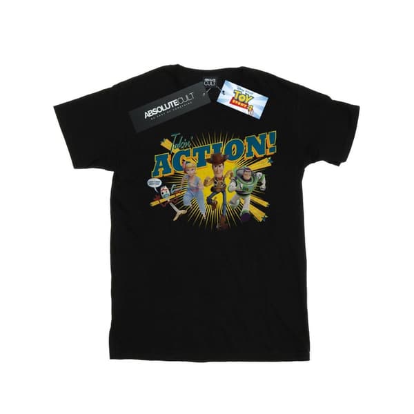 Disney T-shirt i bomull för flickor Toy Story 4 Takin´ Action