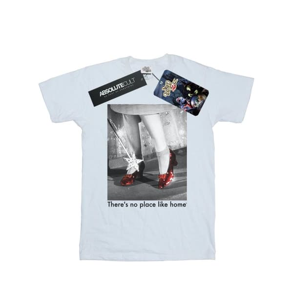The Wizard Of Oz T-shirt med foto av Ruby Slippers för pojkar White 7-8 Years