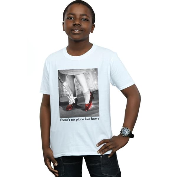 The Wizard Of Oz T-shirt med foto av Ruby Slippers för pojkar
