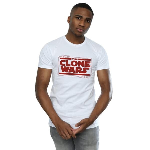 Star Wars T-shirt med Clone Wars-logotyp för herrar