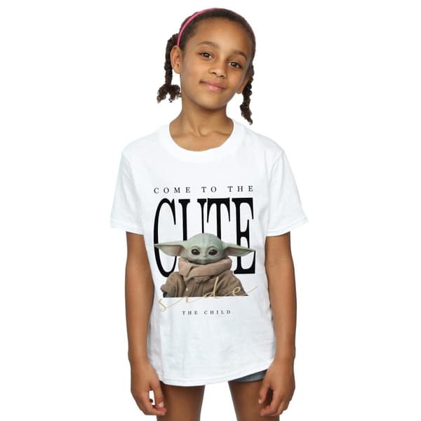 Star Wars Girls The Mandalorian The Cute Side T-shirt i bomull