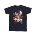Pikkukuva 1 / 3: Disney Mens Lilo And Stitch Ohana Orange Hibiscus T-Shirt