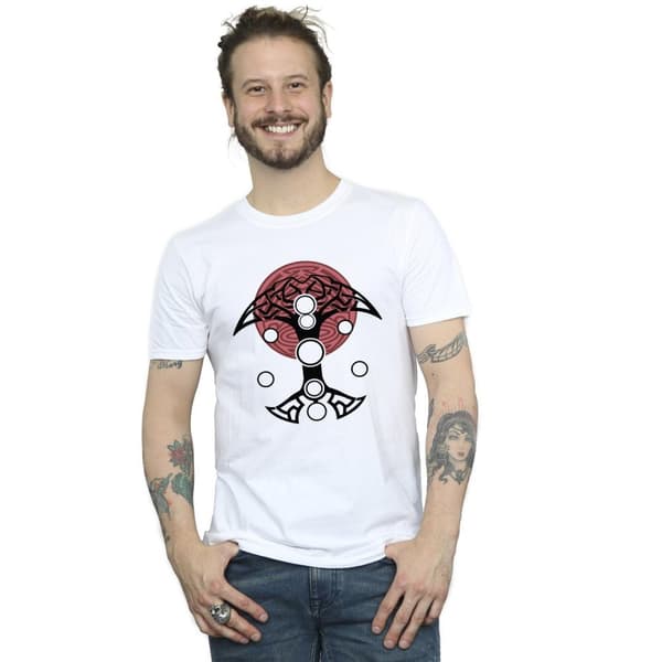 Marvel Mens Thor Love And Thunder Circles T-Shirt