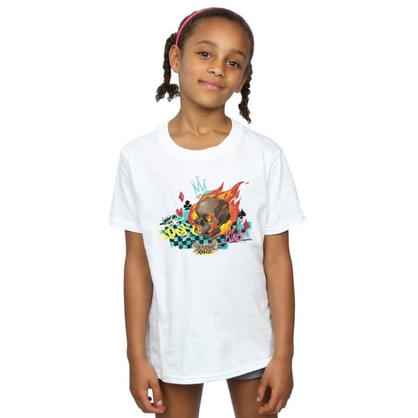 Disney Wreck It Ralph Race Skull T-shirt i bomull för flickor
