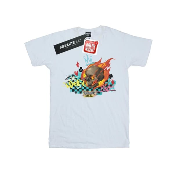 Disney Wreck It Ralph Race Skull T-shirt i bomull för flickor