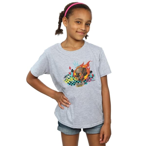 Disney Wreck It Ralph Race Skull T-shirt i bomull för flickor
