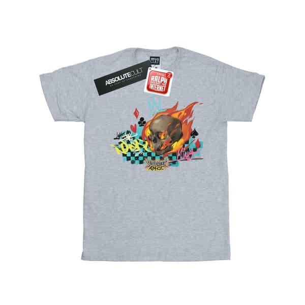 Disney Wreck It Ralph Race Skull T-shirt i bomull för flickor