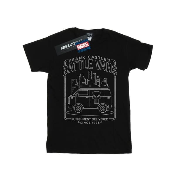 Marvel Flickor The Punisher Frank Castle´s Battle Vans T-shirt i bomull