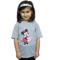 Miniatyrbild 2 av 3: Disney Minnie Mouse Love Heart T-shirt i bomull för flickor