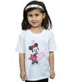 Miniatyrbild 2 av 3: Disney Minnie Mouse Love Heart T-shirt i bomull för flickor