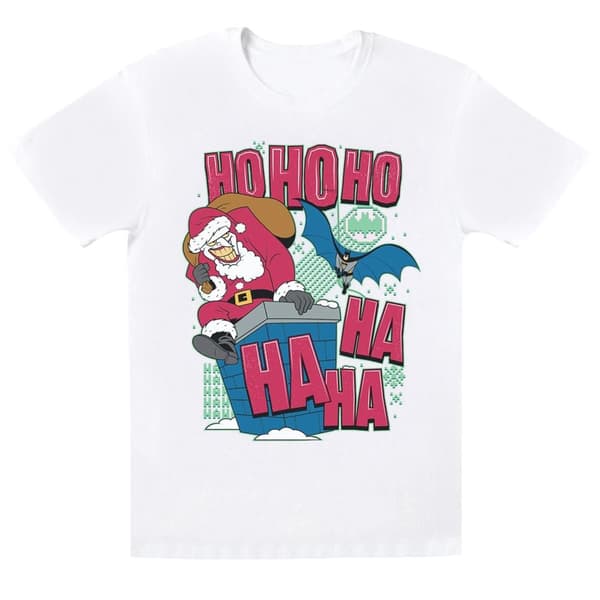 DC Comics T-shirt för pojkar med Batman och Joker Ha Ha Ha Ho Ho Ho