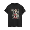 Miniatyrbild 1 av 2: Disney Dam/Tjej Pinocchio Nothing But Trouble Boyfriend T-shirt i bomull