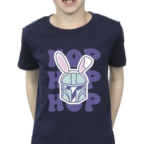 Star Wars Pojkar - The Mandalorian Hop Into påsk-T-shirt