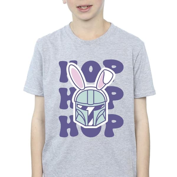 Star Wars Pojkar - The Mandalorian Hop Into påsk-T-shirt