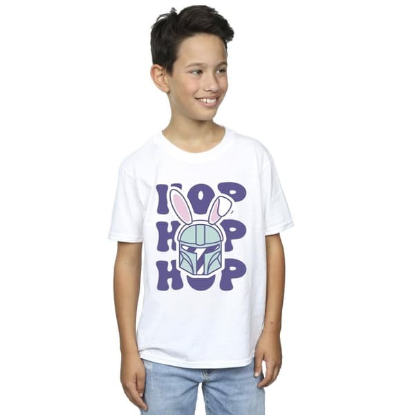 Star Wars Pojkar - The Mandalorian Hop Into påsk-T-shirt