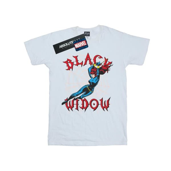 Marvel Boys Black Widow Web T-Shirt