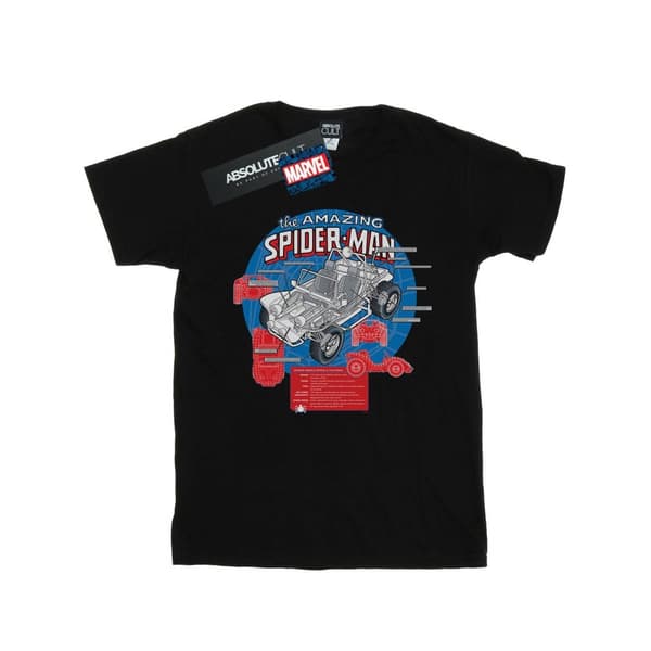 Marvel T-shirt för pojkar Spider-Man Spider-Buggy Breakdown