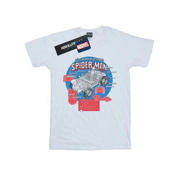 Marvel T-shirt för pojkar Spider-Man Spider-Buggy Breakdown