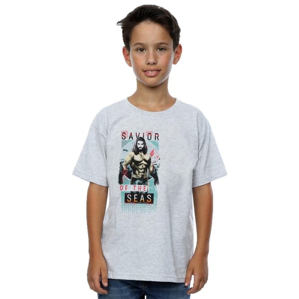 DC Comics Boys Aquaman Saviour Of The Seas T-Shirt