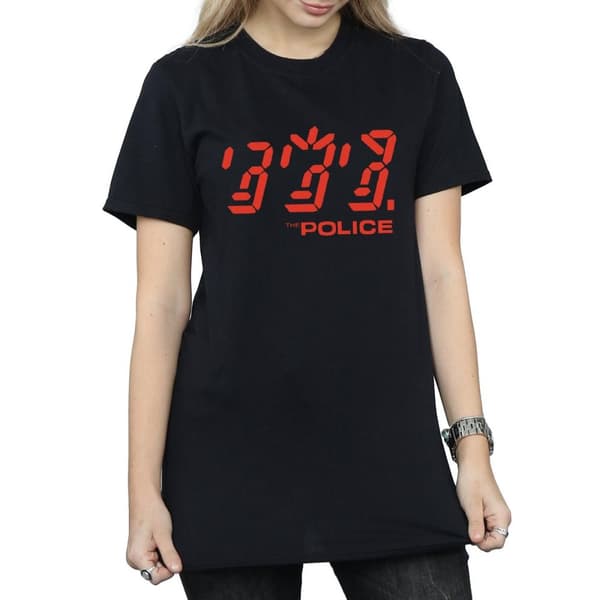 The Police Womens/Ladies Ghost Icon Cotton Boyfriend T-Shirt