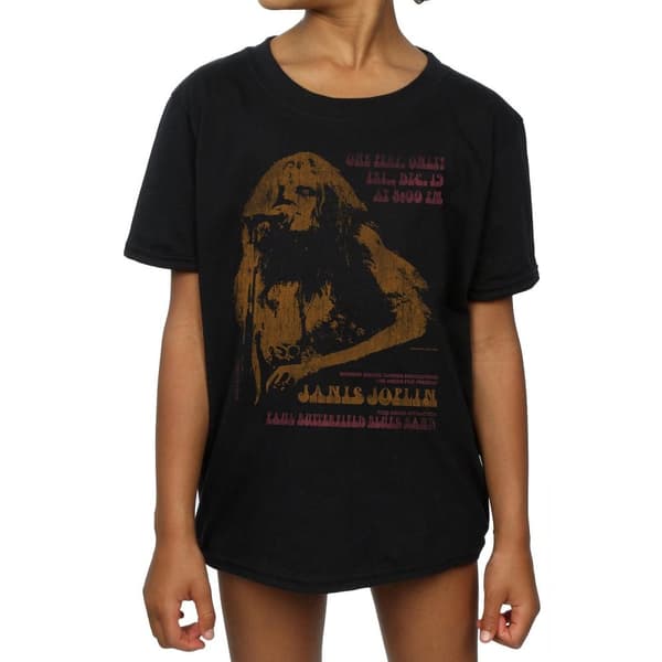 Janis Joplin Girls Madison Square Garden Cotton T-Shirt