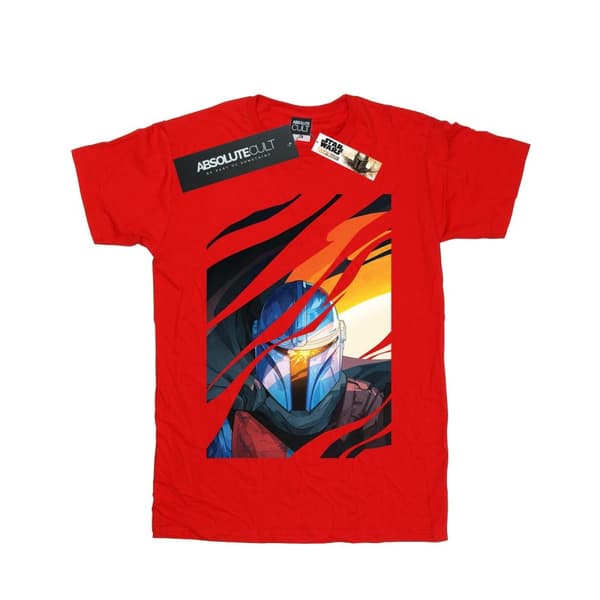 Star Wars Girls The Mandalorian Glare Cotton T-Shirt