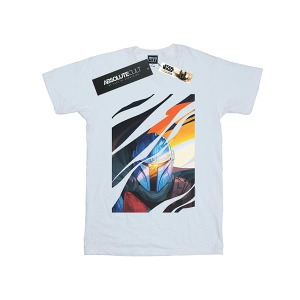 Star Wars Girls The Mandalorian Glare Cotton T-Shirt