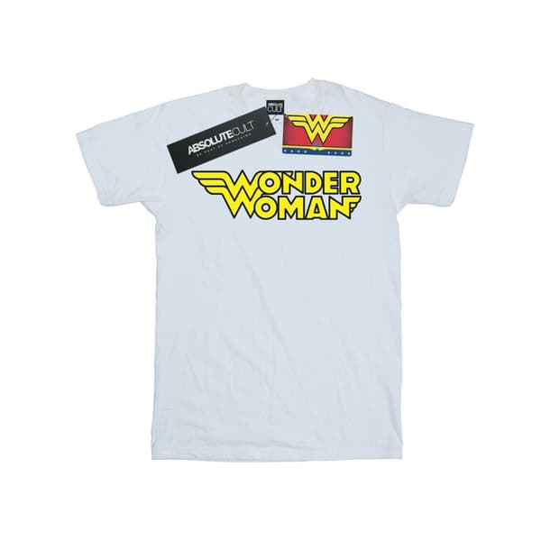 DC Comics T-shirt i bomull med Wonder Womans bevingade logotyp