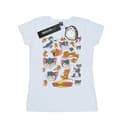 Miniatyrbild 1 av 3: Tom And Jerry Dam/dam - T-shirt i bomull med många ansikten