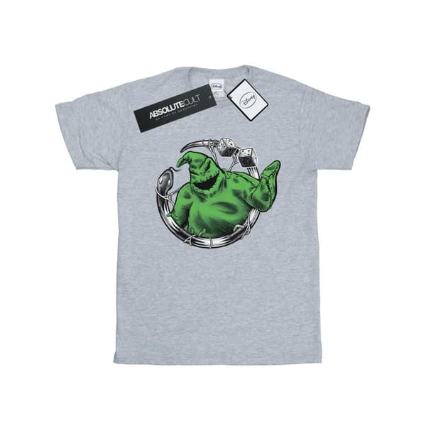 Disney Nightmare Before Christmas Roll The Dice bomulls-T-shirt för flickor