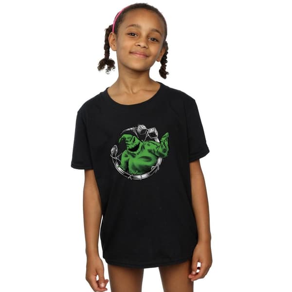 Disney Nightmare Before Christmas Roll The Dice bomulls-T-shirt för flickor
