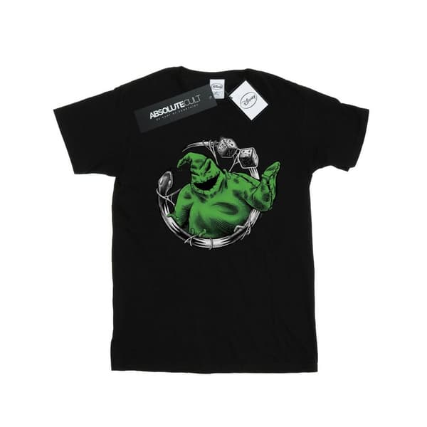Disney Nightmare Before Christmas Roll The Dice bomulls-T-shirt för flickor