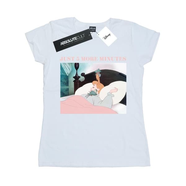 Disney Womens/Ladies Princess Just Five More Minutes Cotton T-Shirt