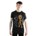 Miniatyrbillede 2 af 5: Marvel Mens Guardians Of The Galaxy I Am Groot Scribbles T-Shirt