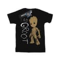 Miniatyrbillede 1 af 5: Marvel Mens Guardians Of The Galaxy I Am Groot Scribbles T-Shirt