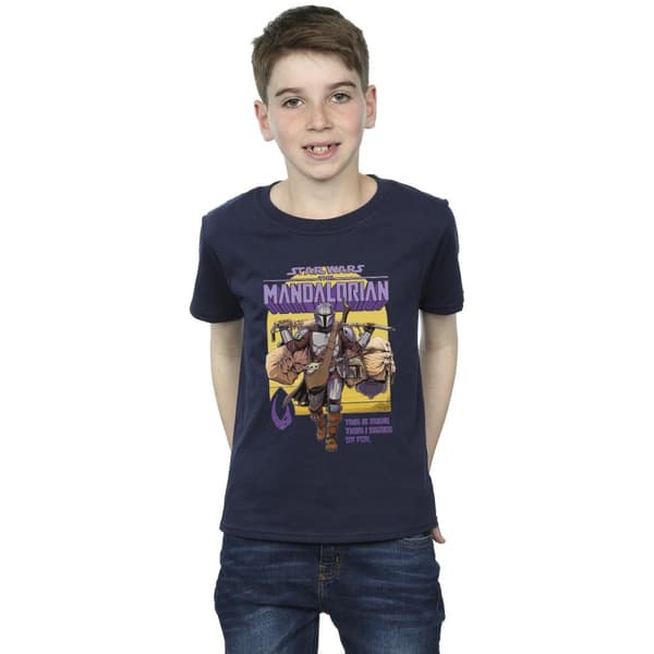 Star Wars Boys The Mandalorian Mer än vad jag gick med på T-shirt
