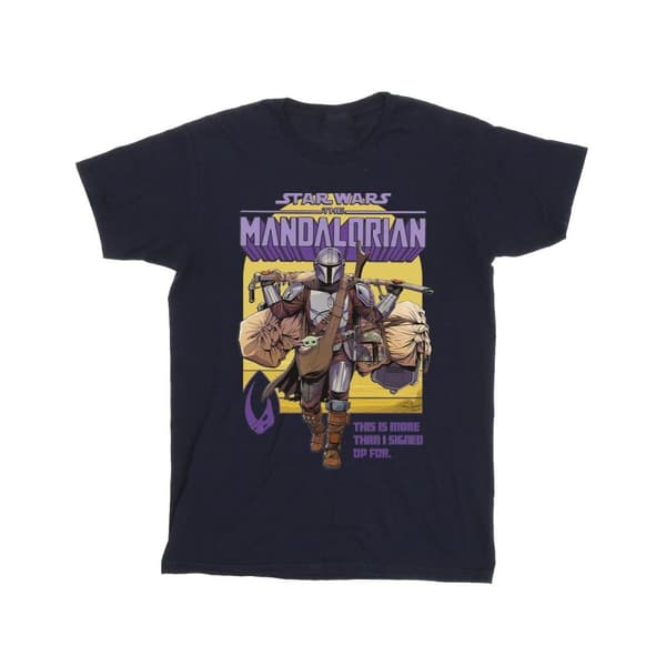 Star Wars Boys The Mandalorian Mer än vad jag gick med på T-shirt