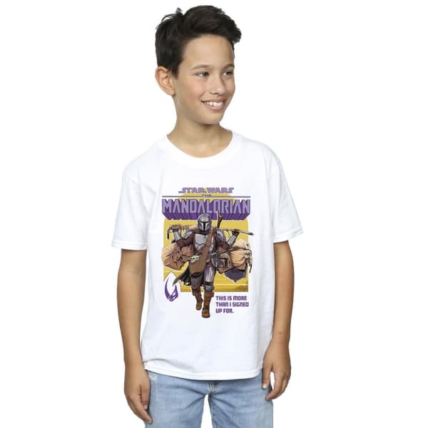 Star Wars Boys The Mandalorian Mer än vad jag gick med på T-shirt