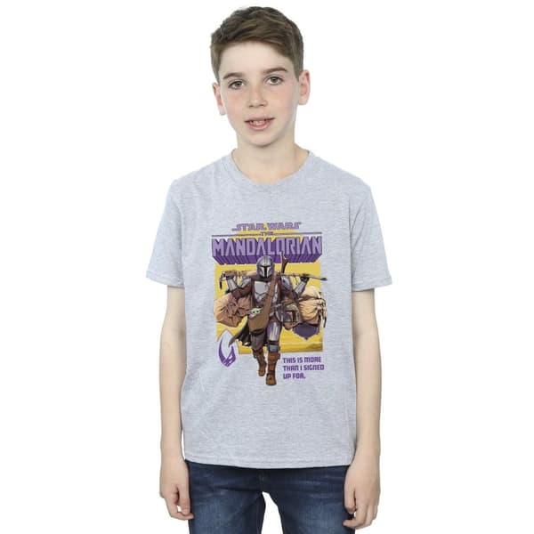 Star Wars Boys The Mandalorian Mer än vad jag gick med på T-shirt