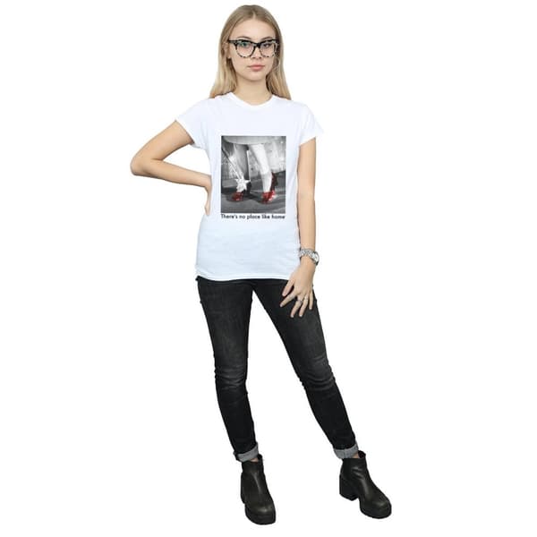 The Wizard Of Oz Dam/Tjej - Ruby Slippers - T-shirt i bomull med foto