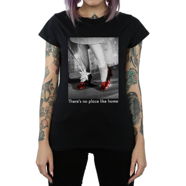 The Wizard Of Oz Dam/Tjej - Ruby Slippers - T-shirt i bomull med foto