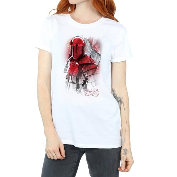 Star Wars Womens/Ladies The Last Jedi Praetorian Guard Brushed Cotton Boyfriend T-Shirt