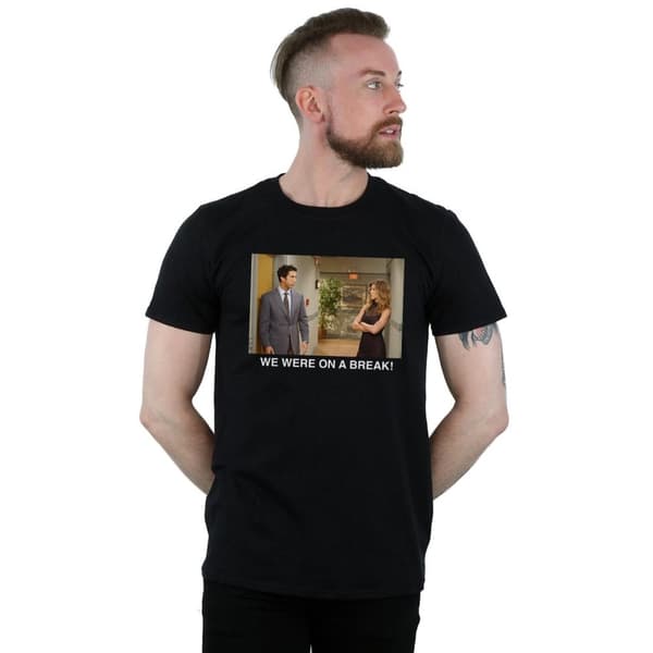 Friends Mens We Were On A Break Hallway T-Shirt
