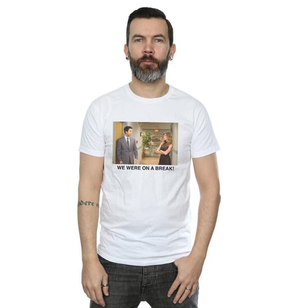 Friends Mens We Were On A Break Hallway T-Shirt