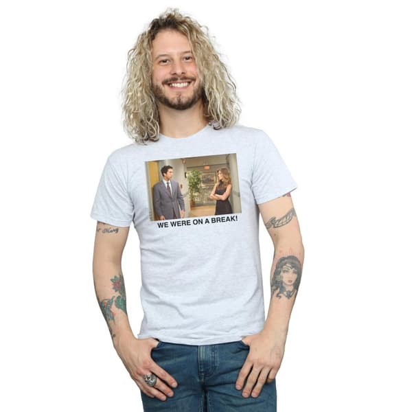 Friends Mens We Were On A Break Hallway T-Shirt
